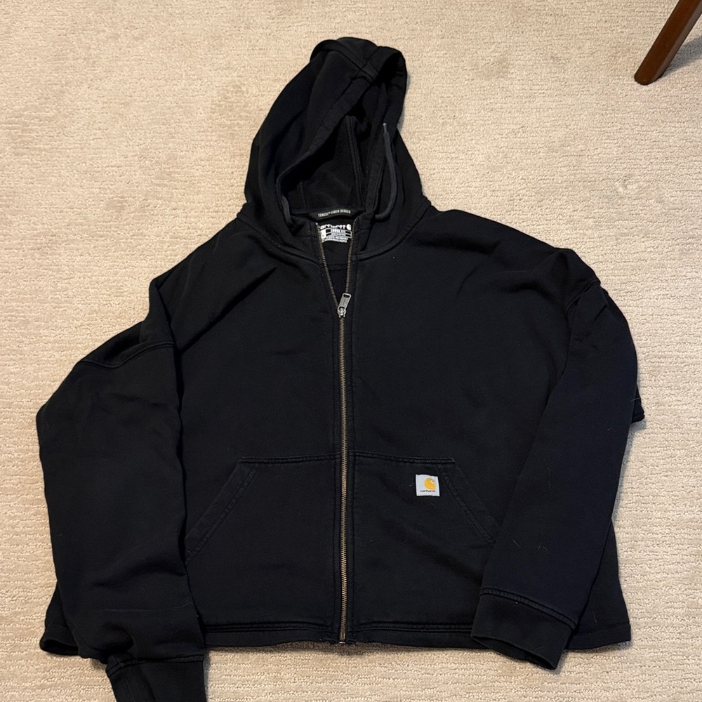 Carhartt Black Full-Zip Hoodie